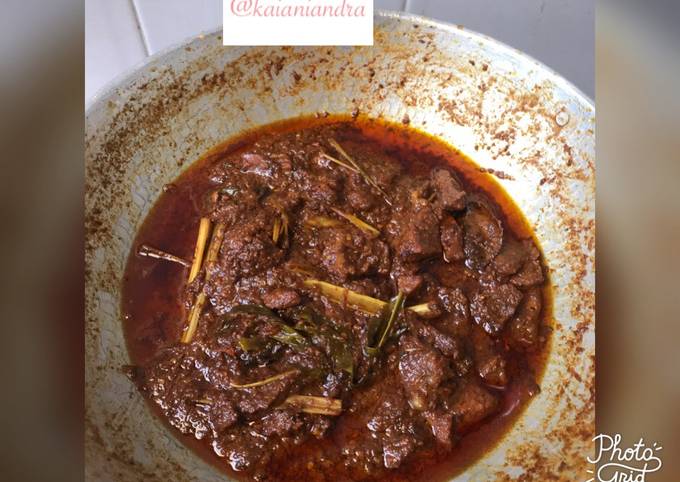 Rendang Daging Padang Pedas