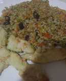 Ensalada de trigo con pechugas de pollo
