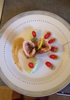 Foto resep Filet ayam sauce menteg jamur keju alpukat keto
