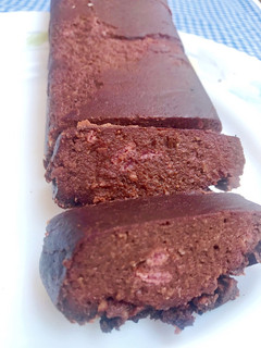 Una foto de Tarta húmeda sin azúcar de chocolate