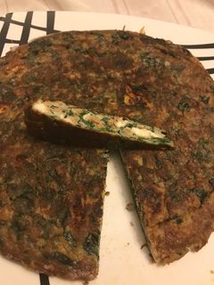 Una foto de Tortilla de espinacas