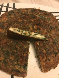 Una foto de Tortilla de espinacas