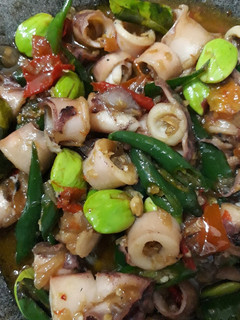 Foto resep Tumis cumi pete