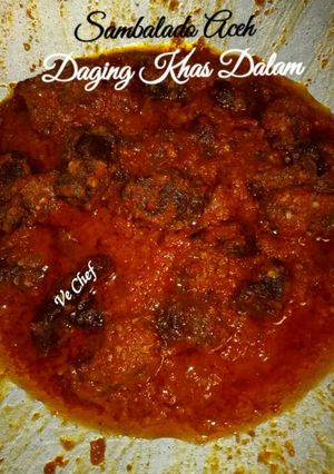 Foto resep Sambalado Aceh Daging Khas Dalam