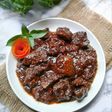 Hati sapi masak kecap pedas