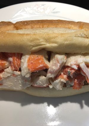 A picture of Quick Imitation Crabmeat Sandwiches.