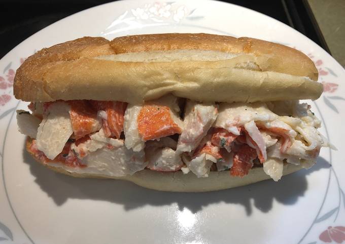 Quick Imitation Crabmeat Sandwiches