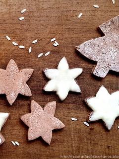 Una foto de Galletas navideñas SIN GLUTEN, SIN HORNO. En la MULTIPROCESADORA