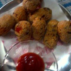 A picture of Mix veg suji cutlet.