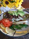 Taco de nopal y asada
