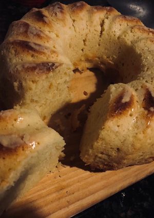 Una foto de Budín de Limón