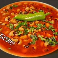 Black Eye Beans Curry(Sefad lobiya salan) A picture of Black Eye Beans Curry(Sefad lobiya salan).