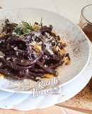 Cocoa Tagliatelle with Butter, Sage, and Walnuts