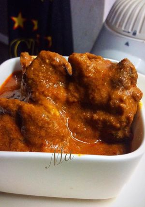 A picture of Royal Persian lamb curry.