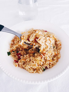 Una foto de Arroz con salsa de soja