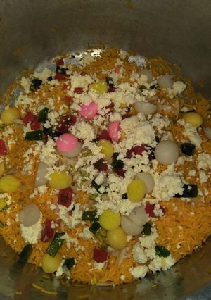 A picture of Pakistani zarda.
