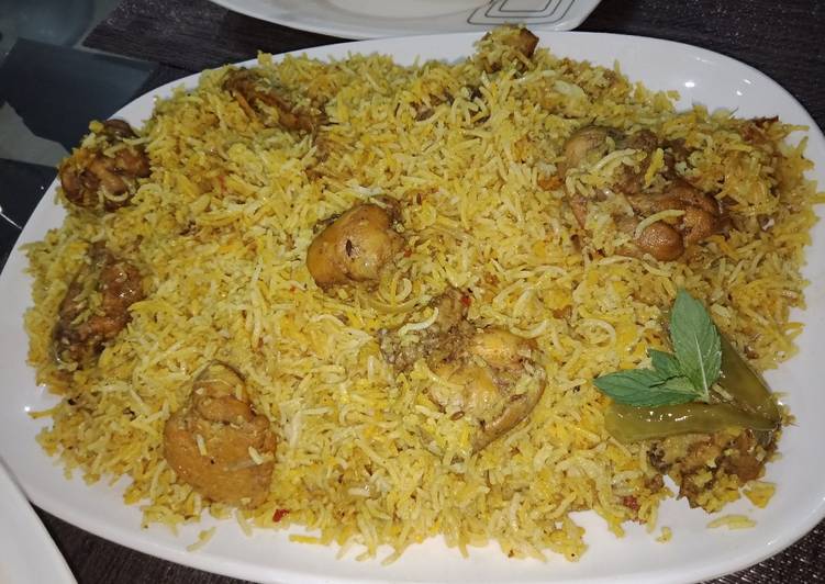 Chicken tikka biryani