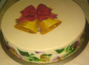 Una foto de Gelapastel de 3 leches con transfer