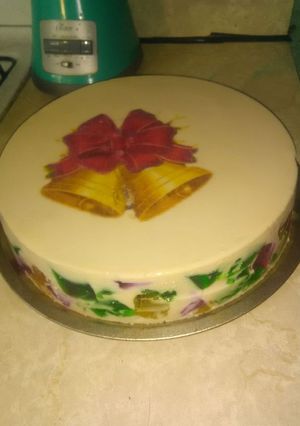 Una foto de Gelapastel de 3 leches con transfer