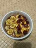 Oatmeal coklatt banana