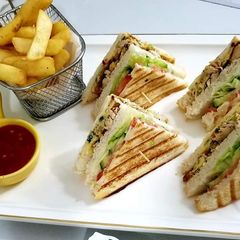A picture of CLUB SANDWICHES                  #cookpadramadan.