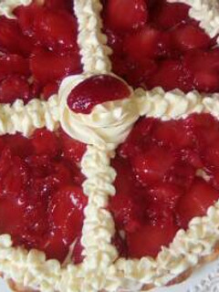 Una foto de Tarta de frutilla
