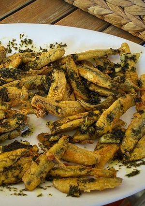 Foto principal de Boquerones fritos en Air Fryer (con aliño)
