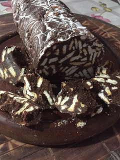 Una foto de *Salchichón de Chocolate Power *