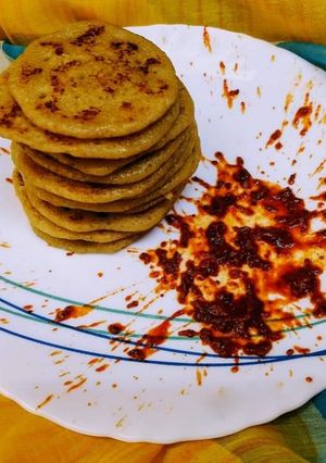 A picture of Fenugreek sweet dosa.