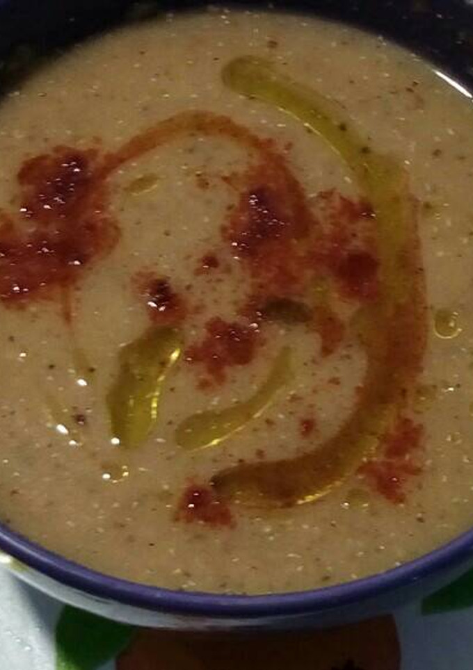 Una foto de Puré de Paella de pescado