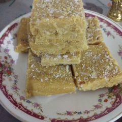 A picture of Besan burfi.