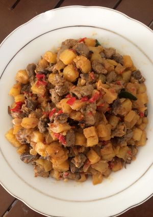 Foto resep Sambal Goreng Ati Kentang Simple