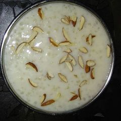 Sabudana ki kheer A picture of Sabudana ki kheer.