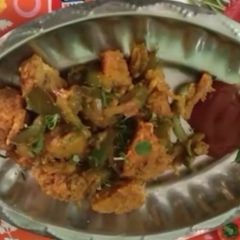A picture of Rajasthani bhi/chinese(lauki ka dhokla ke Manchurian).