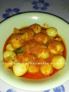 Foto resep Telur Puyuh Bumbu merah