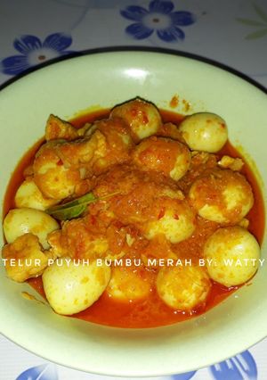Foto resep Telur Puyuh Bumbu merah