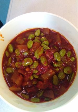 Foto resep Balado kikil pete