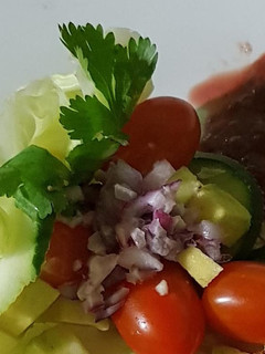 Una foto de Capullo de ensalada
