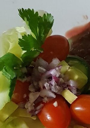 Una foto de Capullo de ensalada