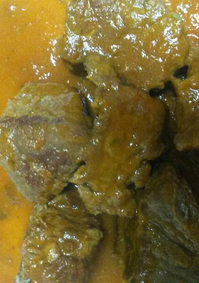 Una foto de Ternera en salsa de pimientos