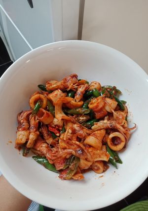 Foto resep Cumi asin cabe ijo