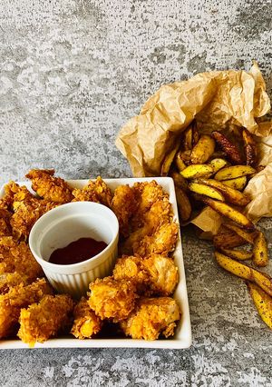 Zdjęcie przepisu Domowe nuggets.