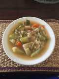Sopa de verduras estilo italiano (minestrone)