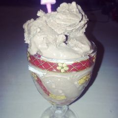 A picture of Homemade chocolate ice-cream🍦.