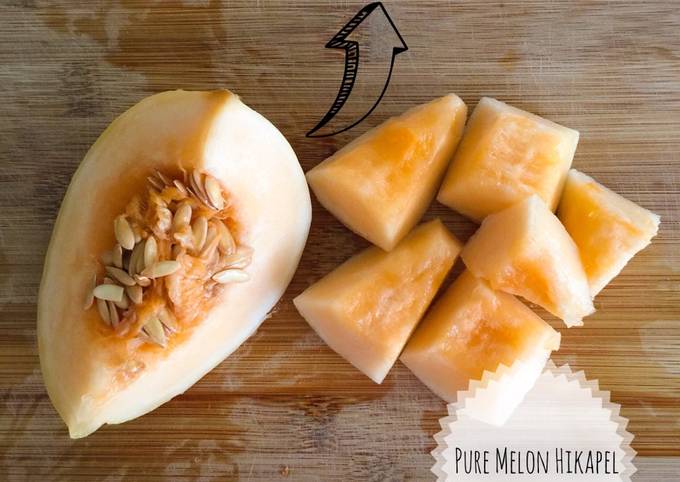 Resep Pure Melon Hikapel- Mpasi 6 Bulan Oleh Susan Lie - Cookpad