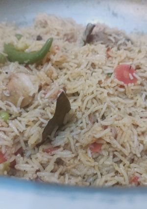 A picture of Chinees Vegetables pulao.