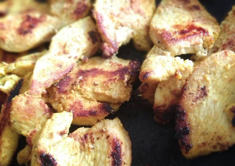 
  Sassami de frango com cúrcuma
