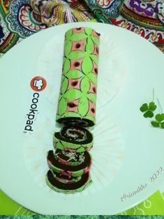 Foto resep Bolu Gulung Batik (Brownies kukus)