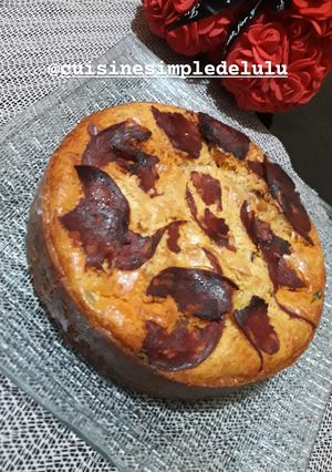 Une photo de Cake au chorizo et poivron