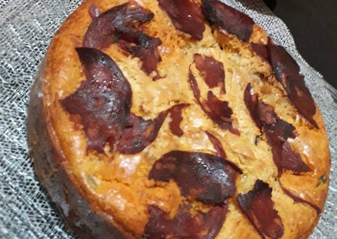 Cake au chorizo et poivron